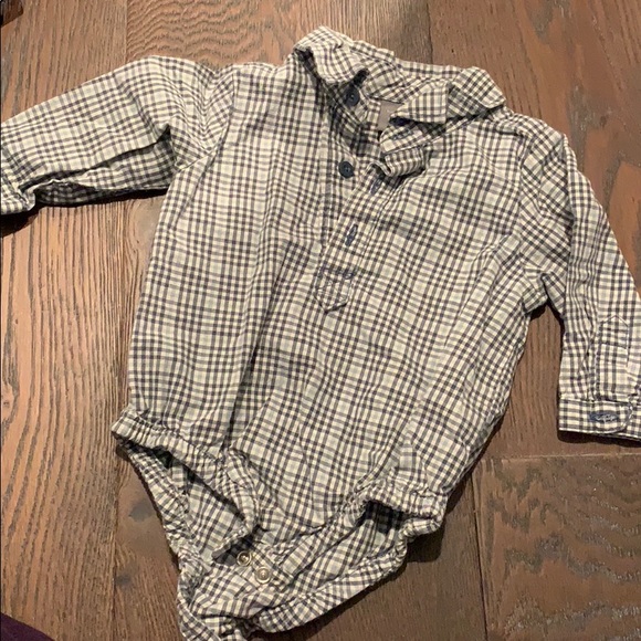 baby dress shirt onesie
